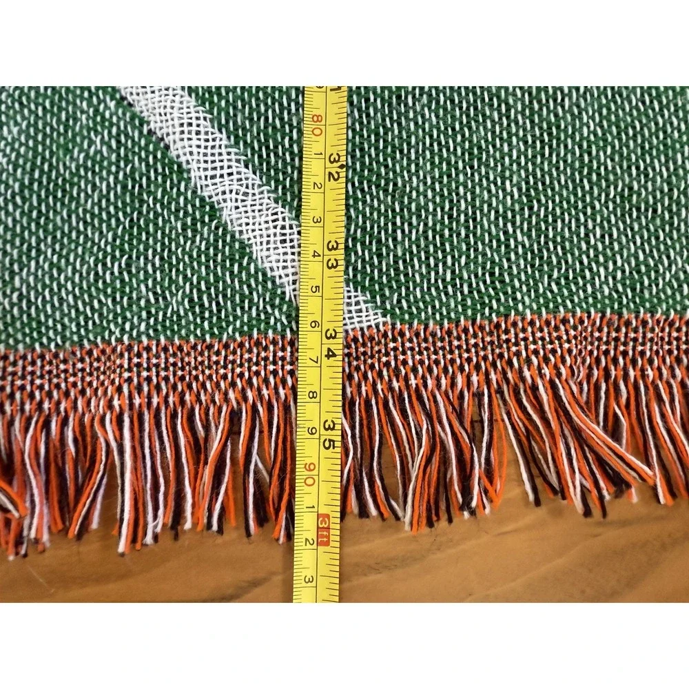 Northwest Denver Broncos Throw Blanket Unisex OS Green Bear Woven Tapestry NFL